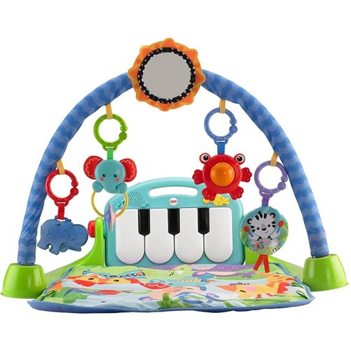 Gimnasio Fisher - Price Deluxe Kick & Play Piano Gym Blue