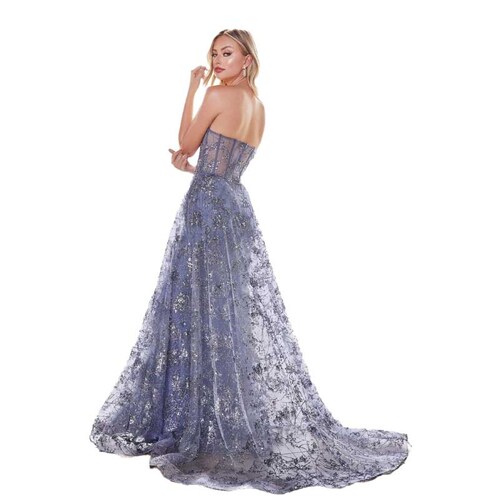 Vestido Smokey Blue By Cinderella Divine