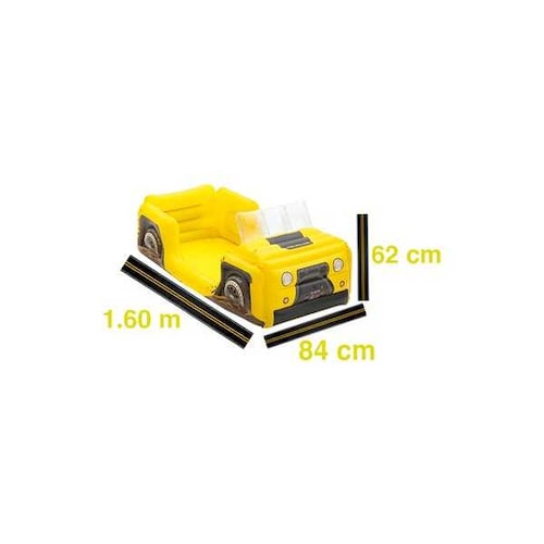 Cama Colchón Individual Inflable en Forma de Carro Infantil para Niños 138 x 62 CM