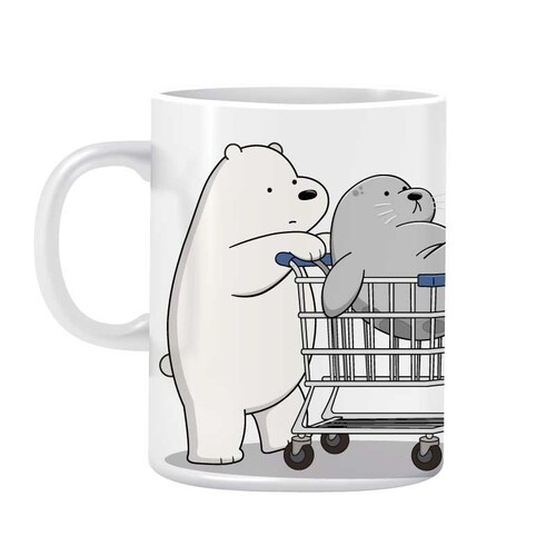 Taza POLAR Cerámica 15oz, Coffee Tea Mug POLAR We Bare Bears