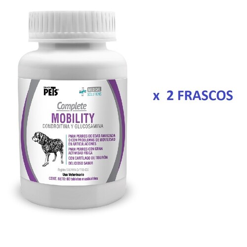 Movilidad Completa Condroitina y Glucosamina (Similar Artroflex) Paquete 2 Frascos