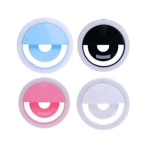 Aro Luz Led  Selfie Ring Light Para Celular Clip MobileCIty Negro