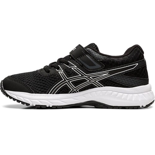 Tenis Asics Niño Contend 6 Preescolar Runing Negro1014A087001