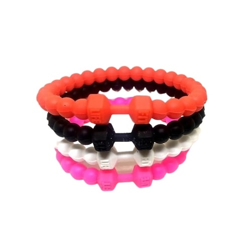 Pulsera Fit Life Active Mancuerna Fitness Steel Pesa Gym Colores