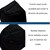 50 piezas Cubrebocas KN95 Color Negro Con 5 Capas De Protección En Paquete Individual Con Válvula