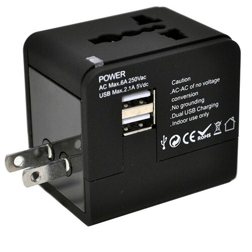 Adaptador de Energía Universal con Diferentes Tipos de Clavijas