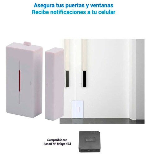 Sensor Magnético Sonoff Dw1 Wifi Para Puertas Y Ventanas