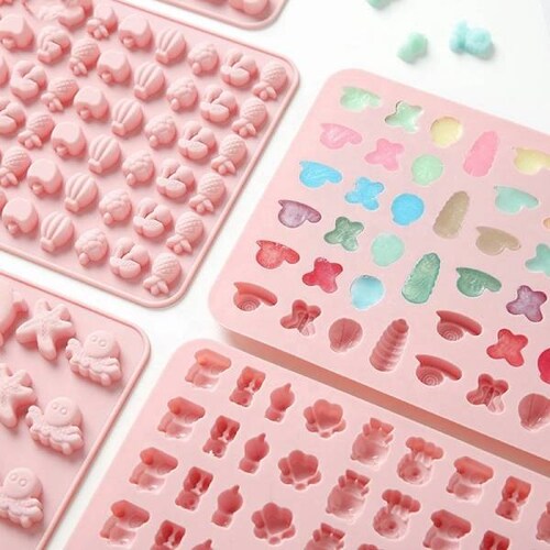 Moldes Silicona Silicon Chocolates Gomitas Ositos - Gotero GRIS
