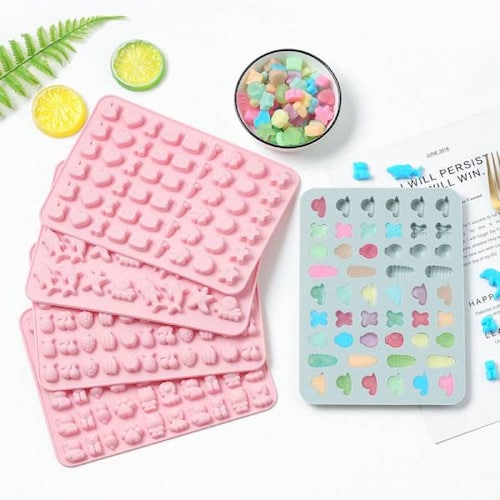 Moldes Silicona Silicon Chocolates Gomitas Ositos - Gotero GRIS