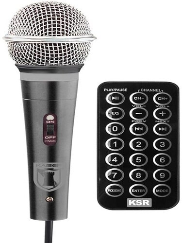 Bafle Kaiser KSA-7908BT Premium de 8" Bluetooth y Micrófono 3,400W 