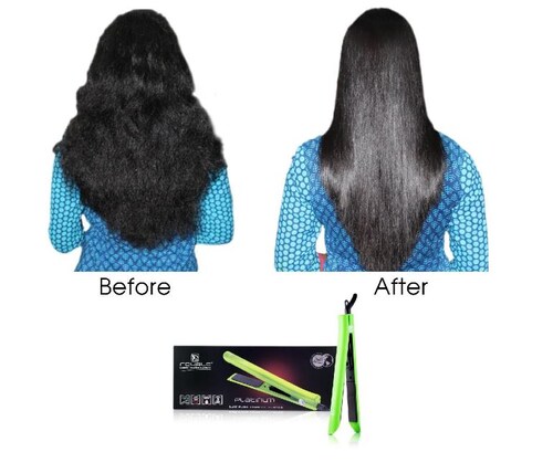 Plancha Para Cabello Platinum Green Royale