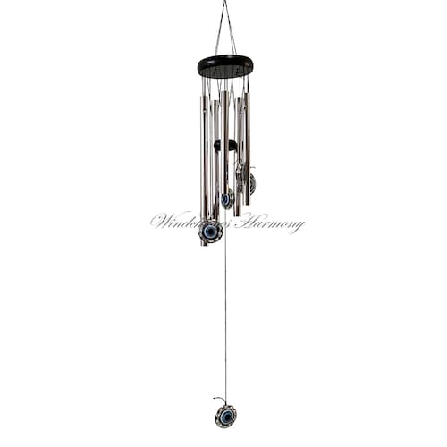 Windchime Movil Viento Ojo Turco Espanta Espiritus Campana