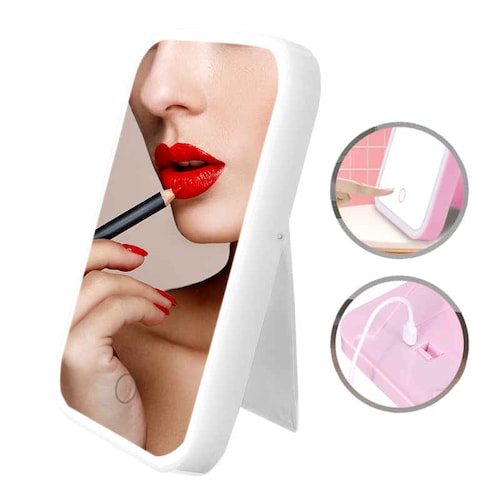 Garnier Kit + Espejo de Maquillaje LED + Regalo Rodillo de Jade 