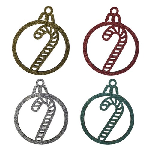 12 esferas Navideñas Mdf Diferentes Estilos Colores Para Arbol o Chimenea 8"