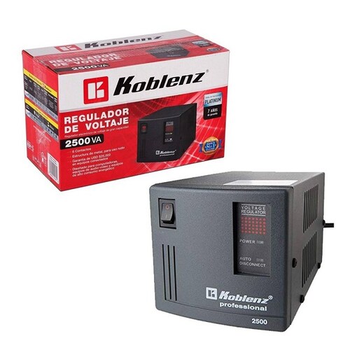 REGULADOR KOBLENZ ER-2550 2500VA 6 CONT (00-1560-2)