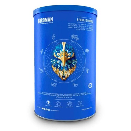 VAINILLA Proteína Vegetal Orgánica Falcon Protein 1.170kg Birdman