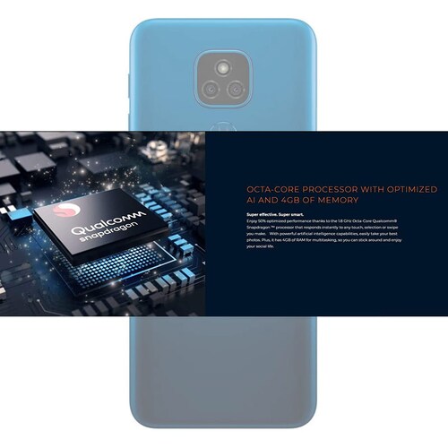 Moto E7 Plus 64GB/4GB - AZUL + Bocina