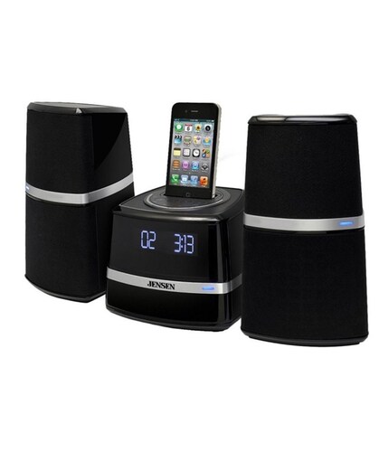 Minicomponente Jensen iPhone / iPod MP3 10 Watt Jims-252i