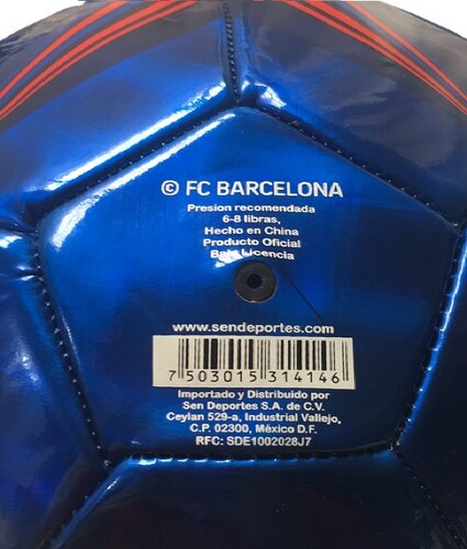 BALON FC BARCELONA AZUL METALICO