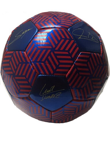 BALON FC BARCELONA AZUL METALICO / ROJO