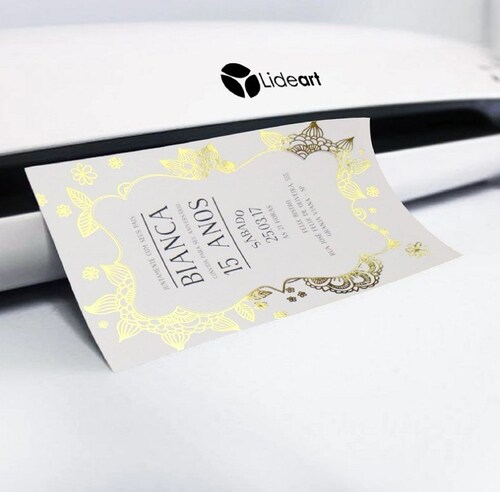 Paquete Laminadora Foil 9" + 5 rollos de Foil Luminos 12"