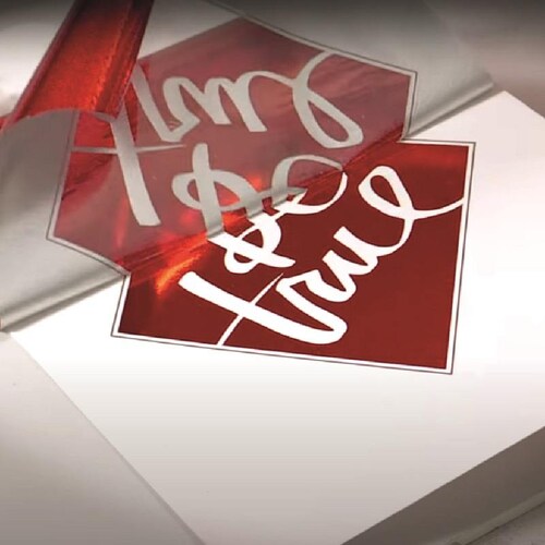 Lideart Paquete Laminadora Foil 9" + 4 Rollos de Foil Luminos 12"