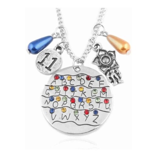 Collar Stranger Things Abecedario 