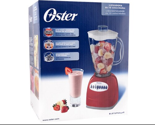 Licuadora Oster® 10 Velocidades Vaso De Vidrio 6831