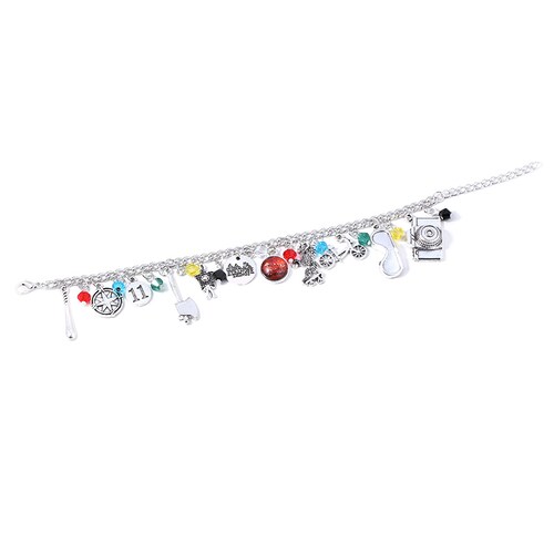 Pulsera Stranger Things con Dijes RJ Mod3