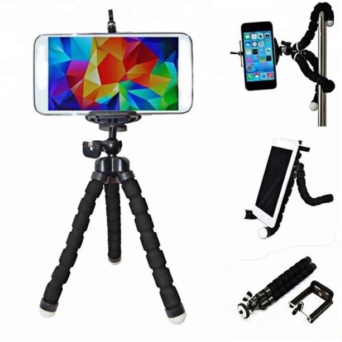 Octopus Tripie Soporte Para Celular O Camara Con Abrazadera