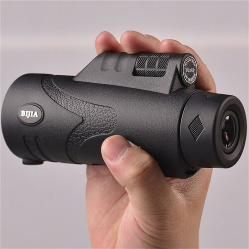Monocular Bijia 10 x 42 Negro Prisma Bak4 HD.