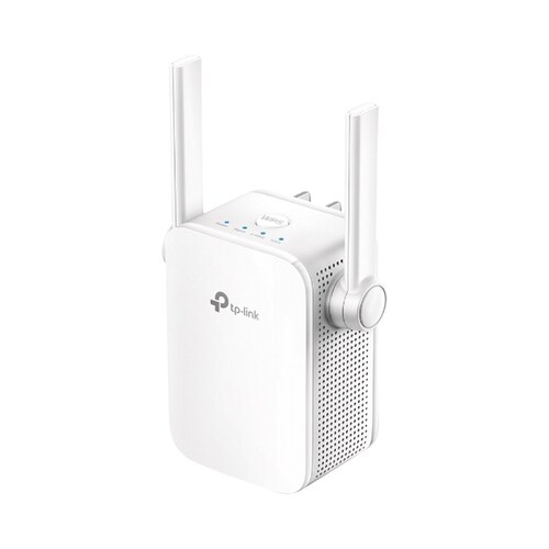 Repetidor / Extensor de Cobertura WiFi AC, 750 Mbps, doble banda 2.4 GHz y 5 GHz, con 1 puerto 10/100 Mbps con 2 antenas externas.
