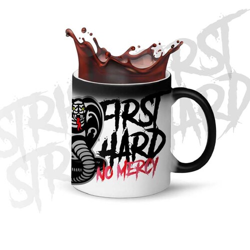 COBRA kAI, TAZA MAGICA STRIKE FIRST, STRIKE HARD, NO MERCY