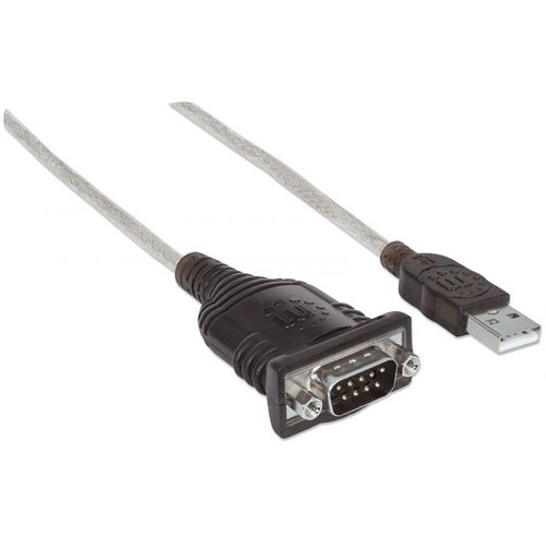 CONVERTIDOR MANHATTAN USB A SERIAL DB9M BOLSA 205153