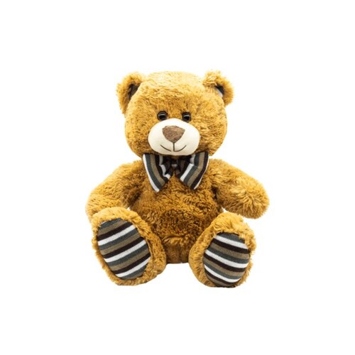 Oso De Peluche Café Y Beige Chico De Mayoreo Suave 4 Pzas
