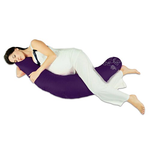 Cojín de embarazo y lactancia "Media Luna" relleno microgel almohada