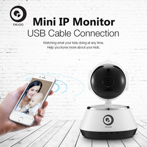Monitor Para Bebé Seguridad Ip Inalámbrica Wifi Digoo Bb-m1