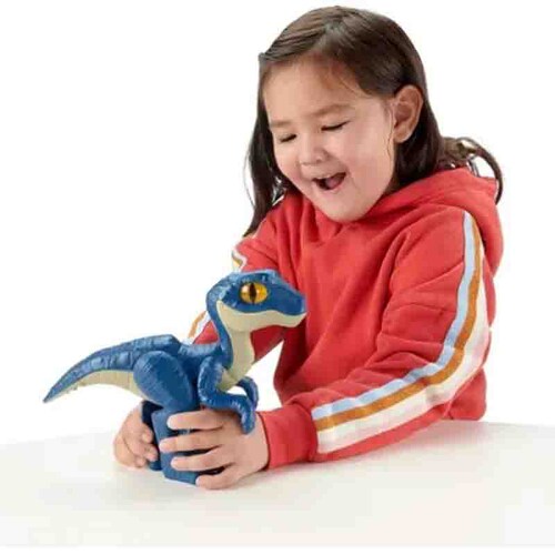 Jurassic World Velociraptor Blue Imaginext Tamaño Xl