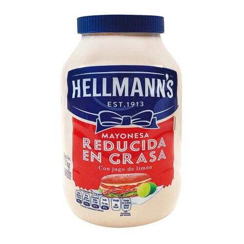 Mayonesa Hellmann's Reducida en Grasa 1 kg