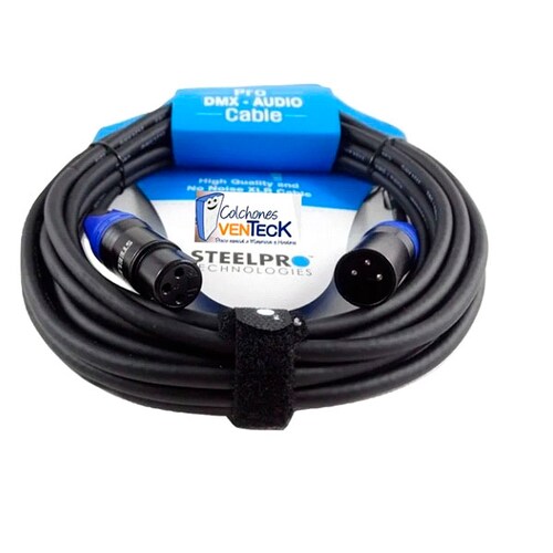 Cable Steelpro Xlr 10m Plus Cannon-jak Cannon Balanceado .