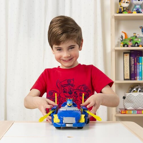 Paw Patrol Carro Chase Mighty Pups Super Paws Spin Master