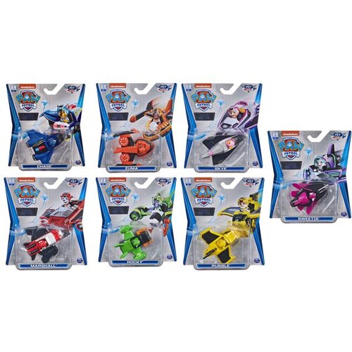 Paw Patrol Vehículos True Metal Jet Rescue Pack De 7