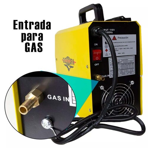 Soldadora Microalambre Inversora con Gas 120a 110v Maquina Soldar