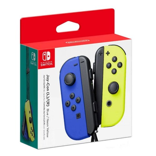 Control Nintendo Switch Joy-Con Neon Yellow Y Neon Blue