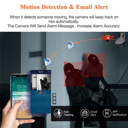 Camara Ip 360 Wifi + Ethernet, Microfono Y Bocina App Csee