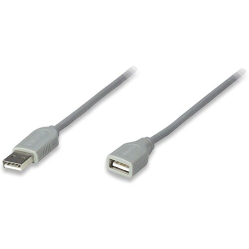 CABLE USB MANHATTAN EXTENSION 3.0M GRIS 317238