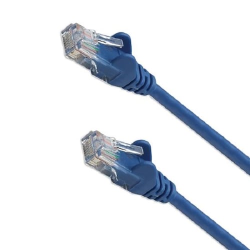 CABLE PATCH CAT6, UTP 7FT (3.0MTS) INTELLINET COLOR AZUL 342605