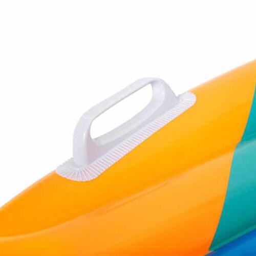 Inflable Flotador Forma de Tabla Surf Naranja Infantil