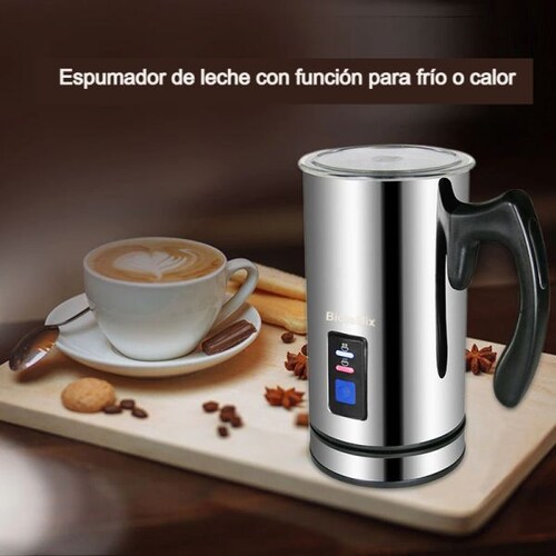 Espumador De Leche Eléctrico Biolomix Calor Frío 
