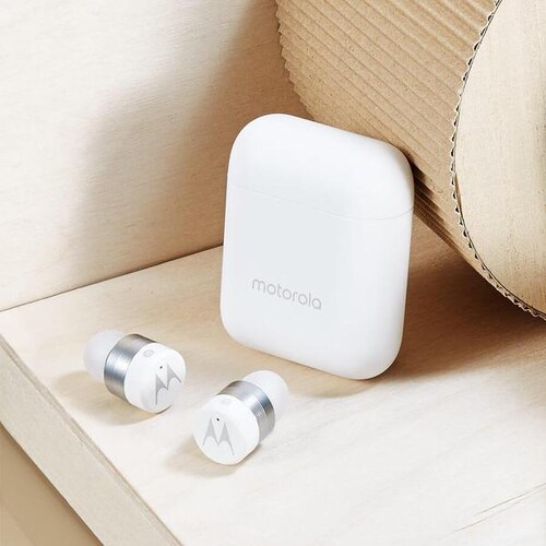 Audífonos Motorola Verve buds 110 True Wireless Blanco